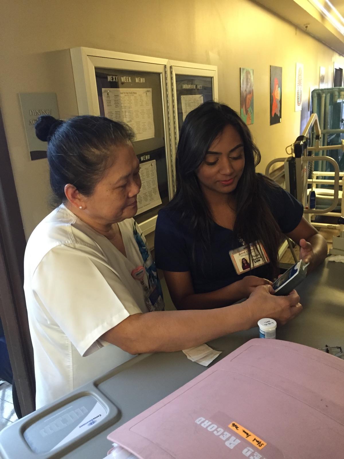 At San Pablo Healthcare & Wellness Center, our caregivers always have a smile and friendly word for you!